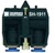 SH-1911...CONTACT BLOCK AIR VALVE,3-WAY NON-PASSING,5/32"PUSH-IN FITTINGS