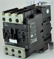 TC1-D5011-T6...3 POLE CONTACTOR 480/60VAC, WITH AC OPERATING COIL, N O & N C AUX CONTACT